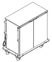 Tablett Transportwagen F 24 E String