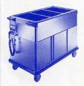 Food serving trolley closed heated SAG 3