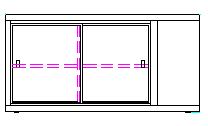 basic line cold showcase buffet AKV-S116