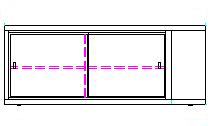 basic line cold showcase buffet AKV-S146