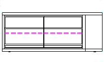 basic line cold showc. buffet AKV-S146KL