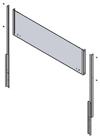 Hygiene protection bridge retrofit set