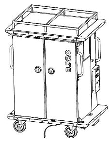 Speisentransportwagen 2x13 beheizt