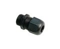 Screwed cable gland, M12 PVC black