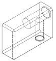 Glass support Highline with mounting mat