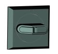 Knob ABB OHBS2AJ black