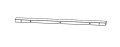 bumper rail long f.TTW, 2xFACH, GE, abg.