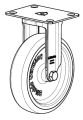 Fixed wheel 125 DIN-PL crs. CNS