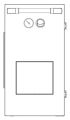 Door cpl. BPT 820 EB not detachable