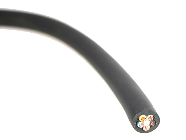 CABLE, RUBBER-SHEATHED. NMH 5X1,5 QMM