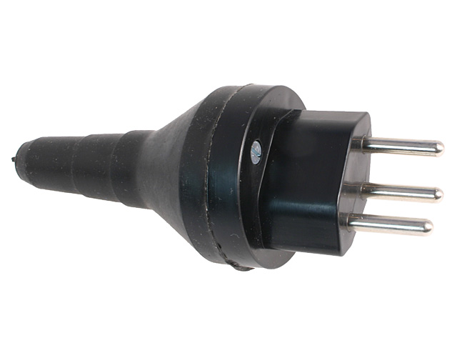 VOLLGUMMISTECKER 230V SCHWEIZ TYP 12 CH VOLLGUMMISTECKER 230V SCHWEIZ TYP 12 CH