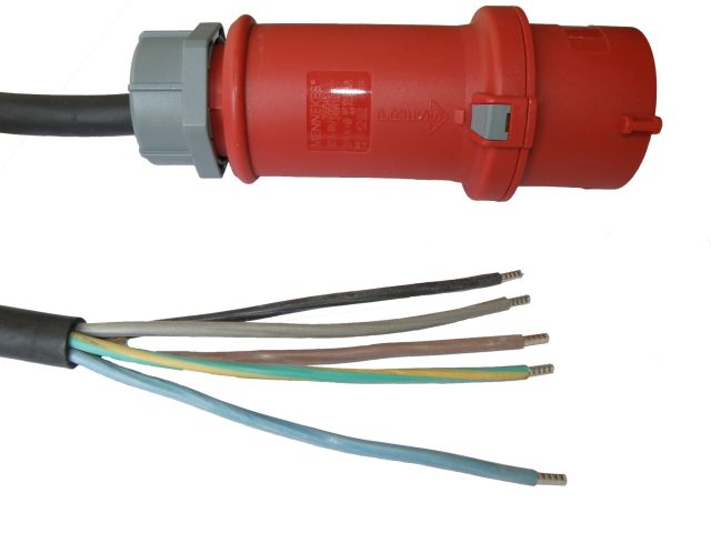 Connecting cable H07RN-F 5x4mm² /4,5m