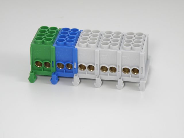 Mains supply terminal 5 pole 25mm²
