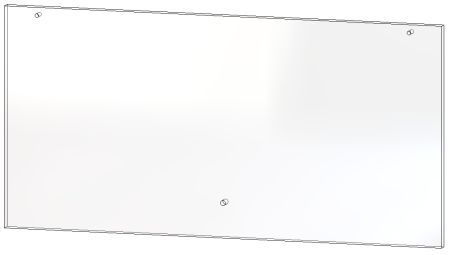 Klappe aussen 384x202x8