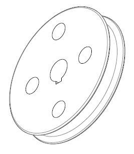 SCHEIBE  F.RUNDRIEMEN