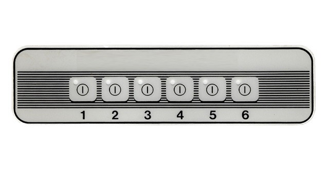 COVER FOIL F.KEYBOARD 1-6