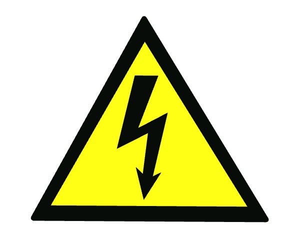 Sticker High Voltage a50mm