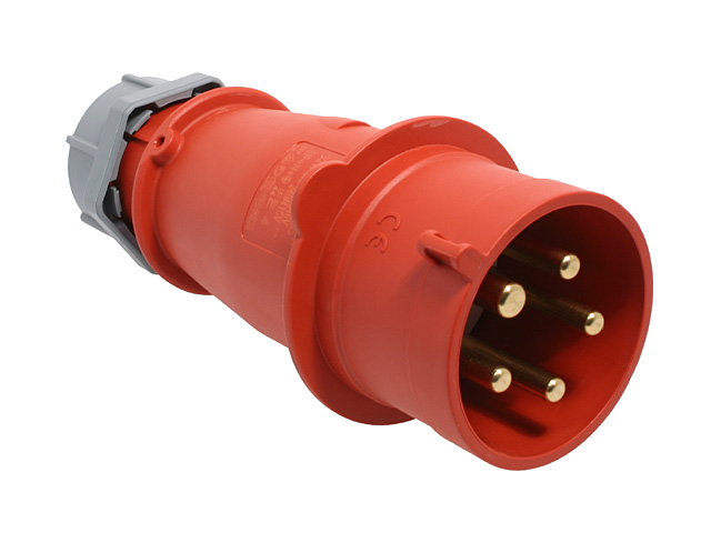 Stecker 5 x 32 A / 400 V