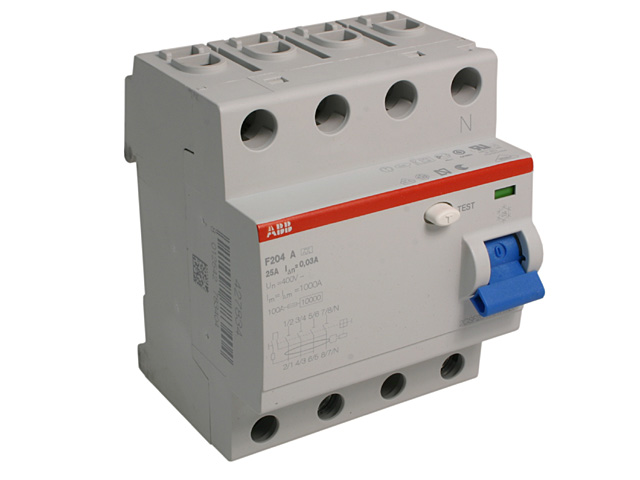 Disjoncteur FI ABB F 204 A - 25 / 0,03