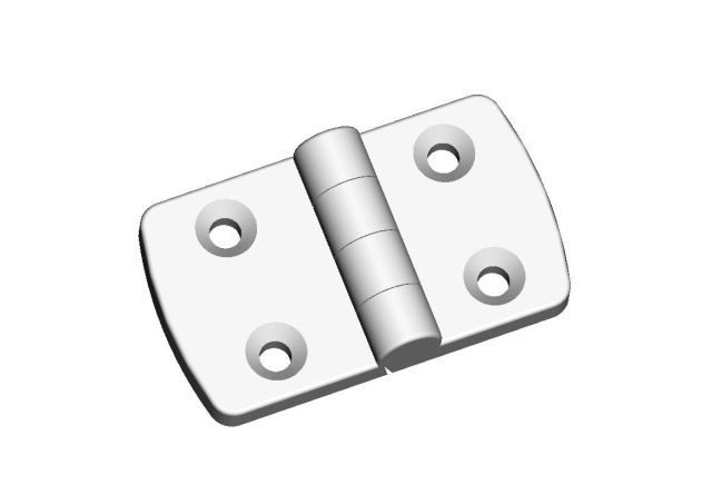 Hinge, non-detachable (synthetic)