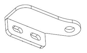 Ensemble mécano-soudé Charnière de porte