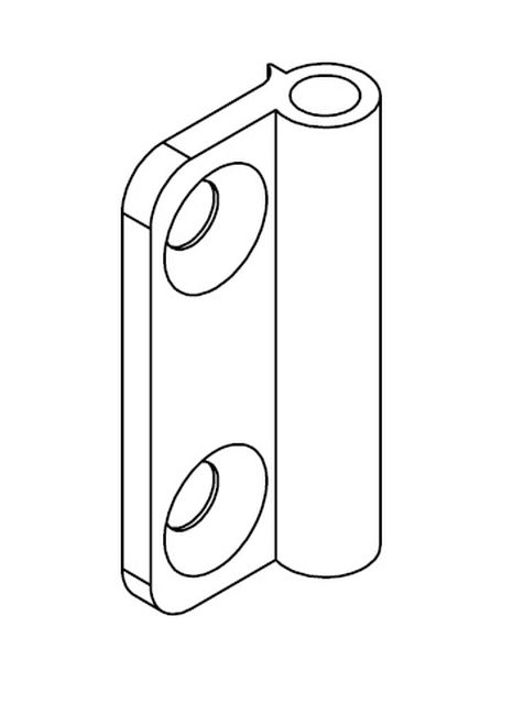 CHARNIERE PORTE COTE CHAUD