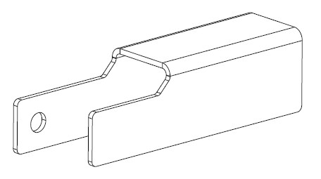 Verrouillage de porte KS droite