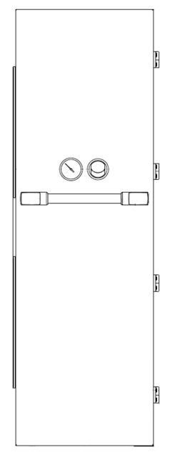 Door cpl. BPT 1220 E unhinged Door cpl. BPT 1220 E unhinged