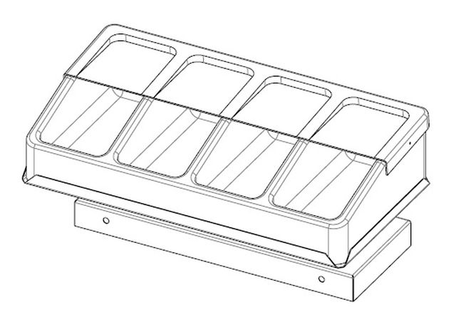 Cover cpl. cutlery attachment