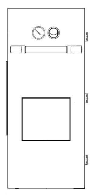 Door cpl. BPT 1020 EB not detachable
