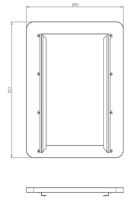 Bumper guard top cpl.