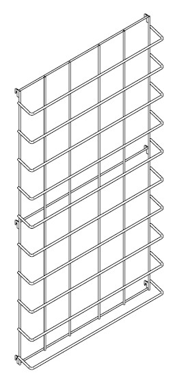 Wireframe TAW GN 10 crosswise passivated