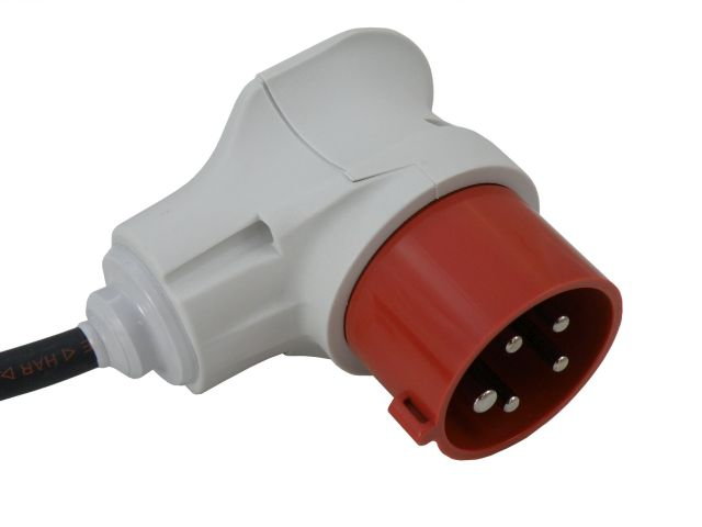 Power supply cable 5x1,5 cpl. with plug