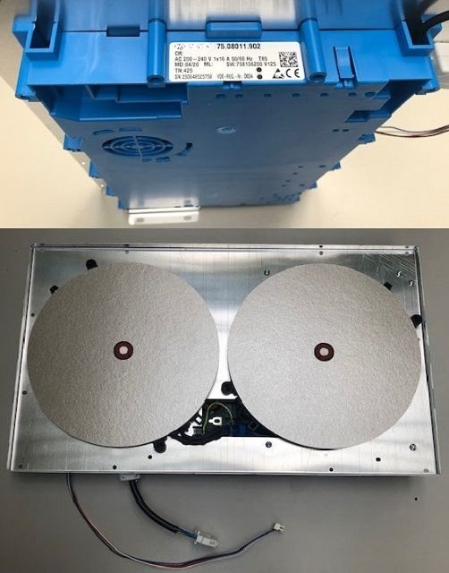 Induction generator with coils