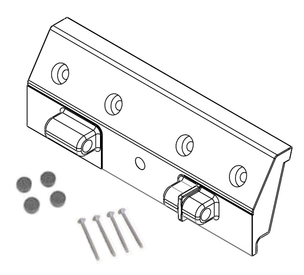 Rep set BPT 420/620 hinge door side grey
