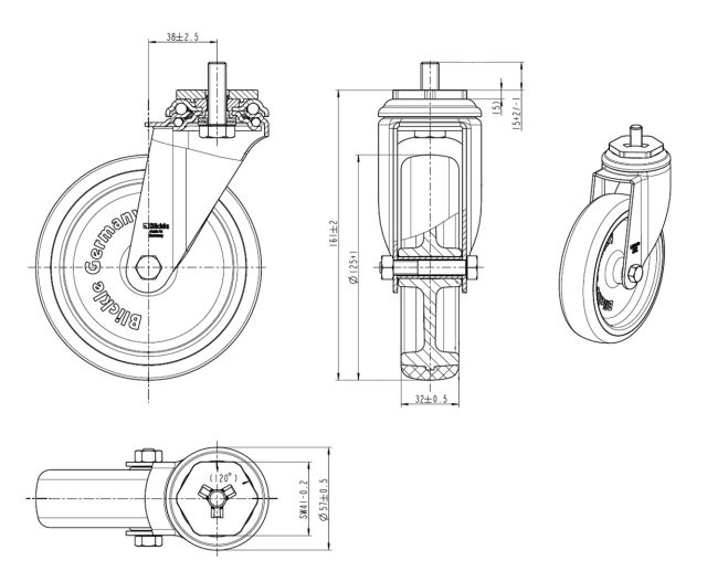 L-ROLLE 125  G 10x15 CNS