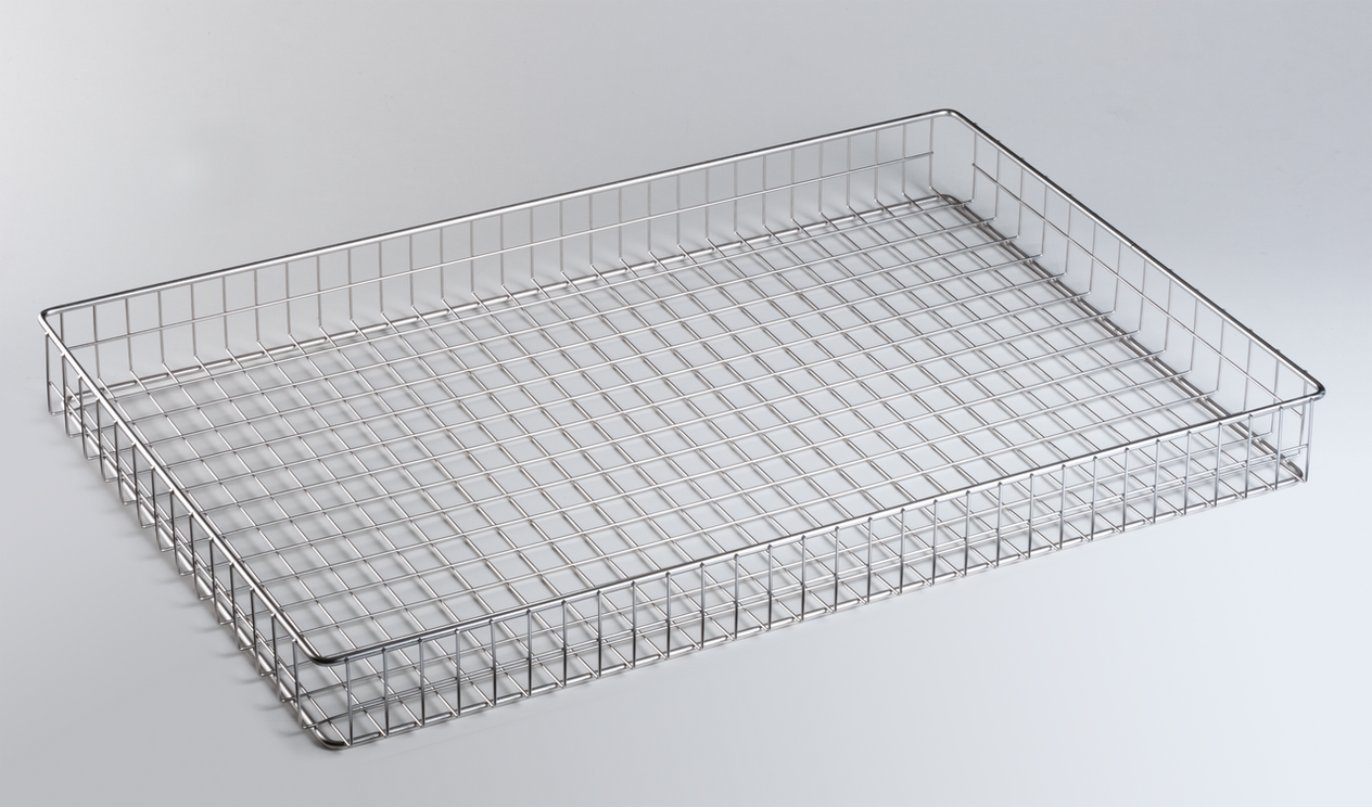 Korb aus Edelstahl 650x530x115 mm