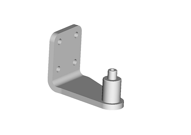 Korpusscharnier rechts kpl., pasiviert