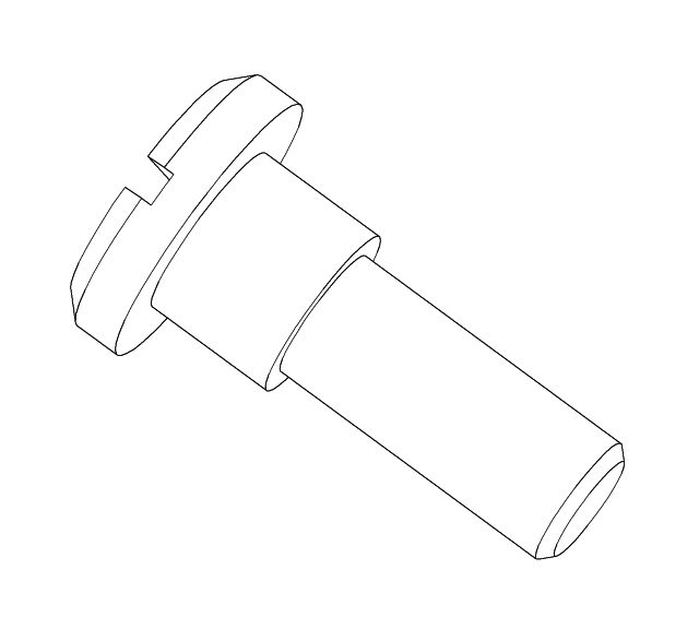 SCREW,STOP    M6X6 DIN 923