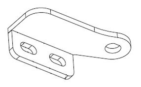 Schweißbaugruppe Türscharnier 2/3 re.