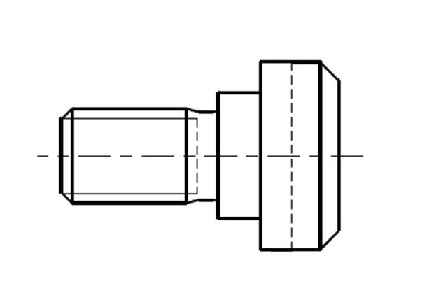Stop screw M6 x 10