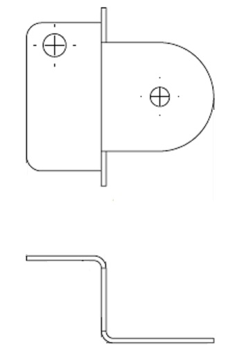 Magnethalter einflüglig