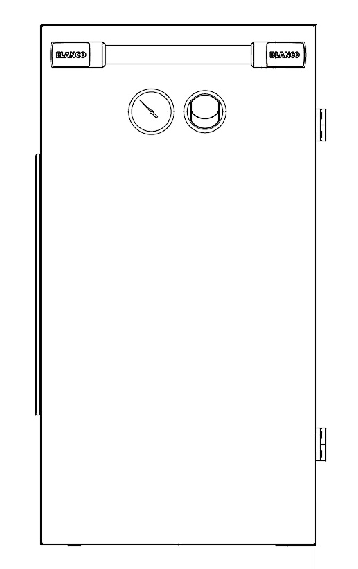 Door cpl. BPT 820 E unhinged