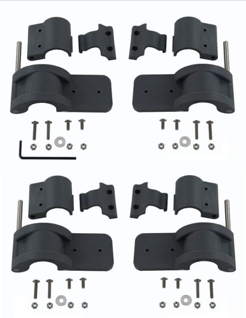 Türscharnierset SW CNS komplett