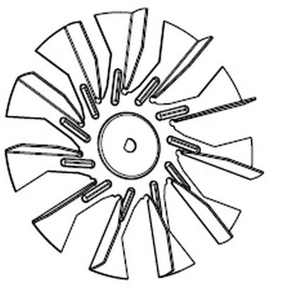 Fan wheel CNS d=120