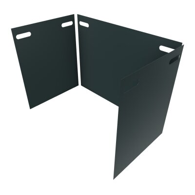 Verkleidung 3-seitig farbig SW 9x6