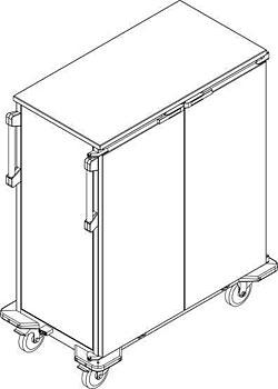 TTW-F 30-105 DSDG Tray transport trolley