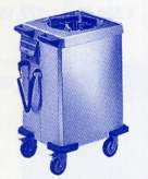 Plate dispenser heated 1 SHE 21-26